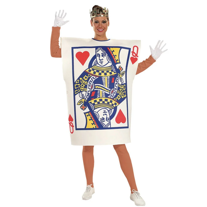 Queen Of Hearts Card Adult Costume 3 Queen Of Hearts Card Adult Costume