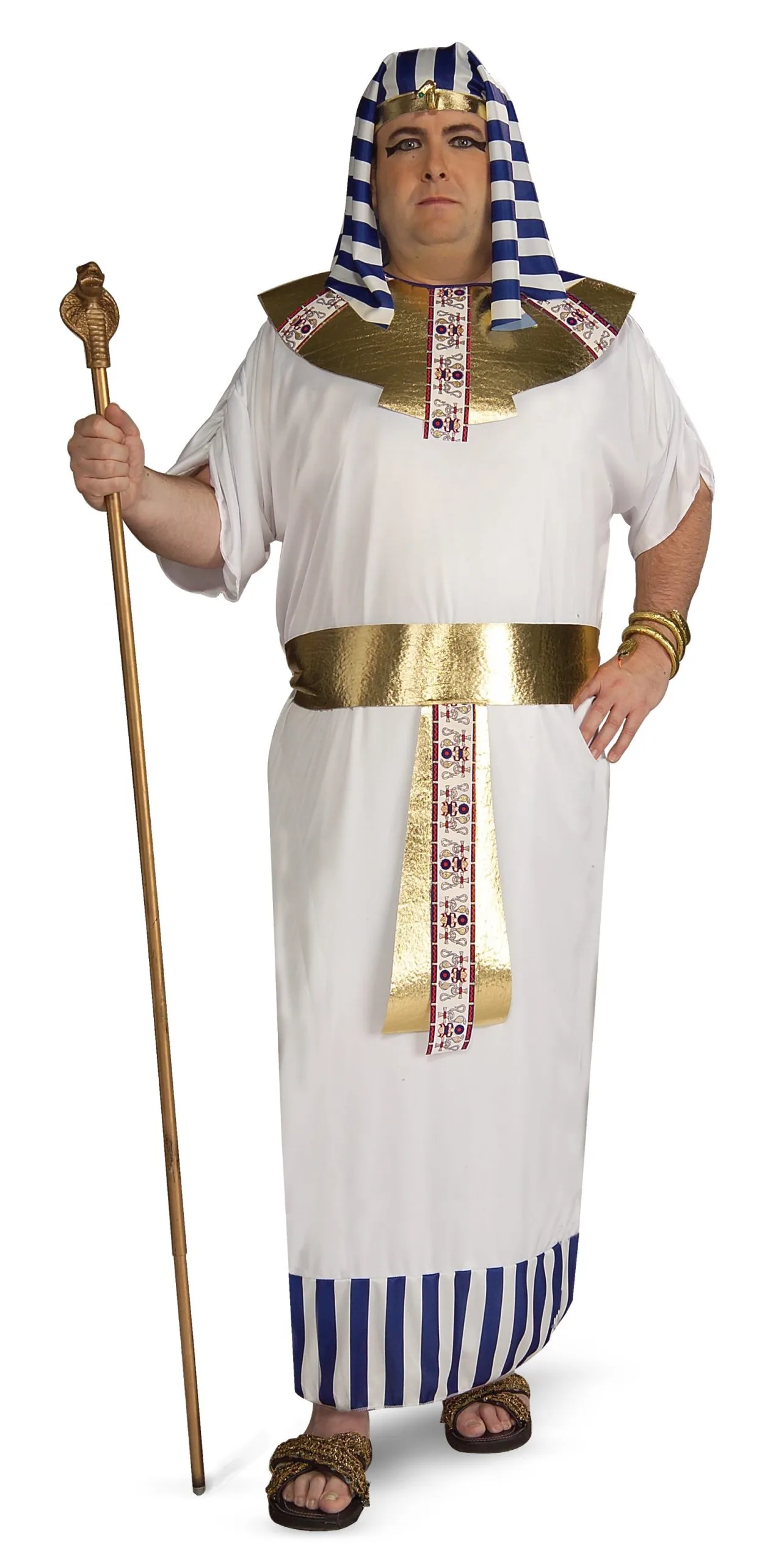 Pharaoh Adult Plus Costume 3 Pharaoh Adult Plus Costume