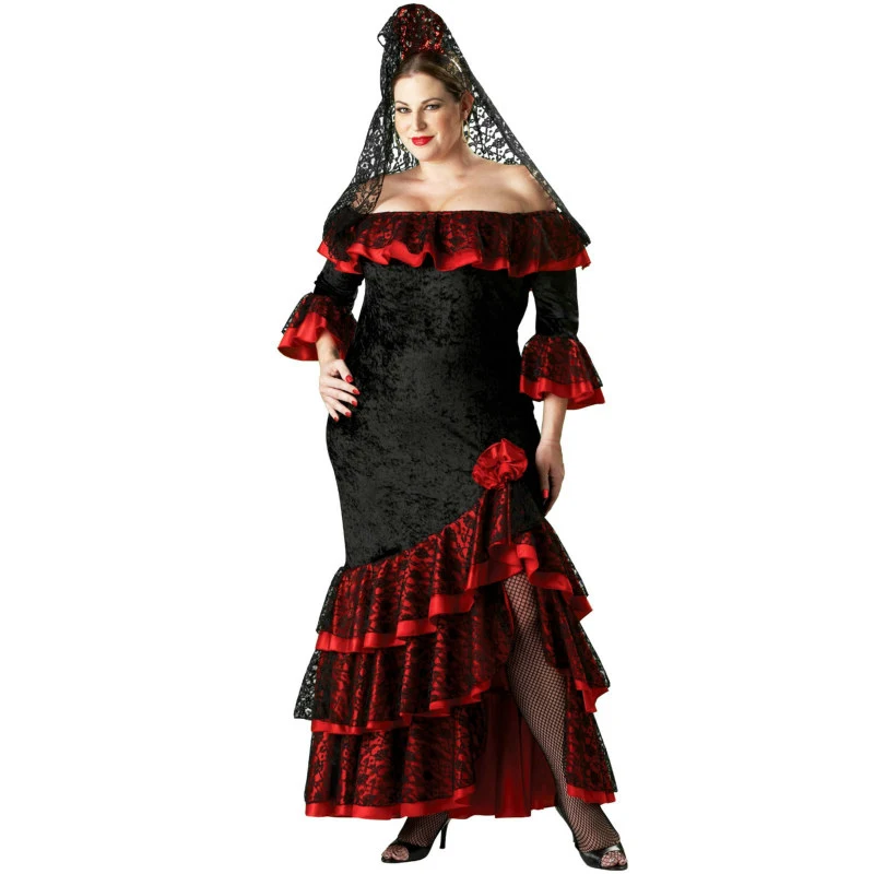 Senorita Plus Elite Collection Adult Costume 3 Senorita Plus Elite Collection Adult Costume