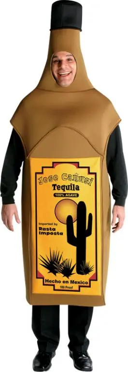 Tequila Bottle Adult Costume 3 Tequila Bottle Adult Costume