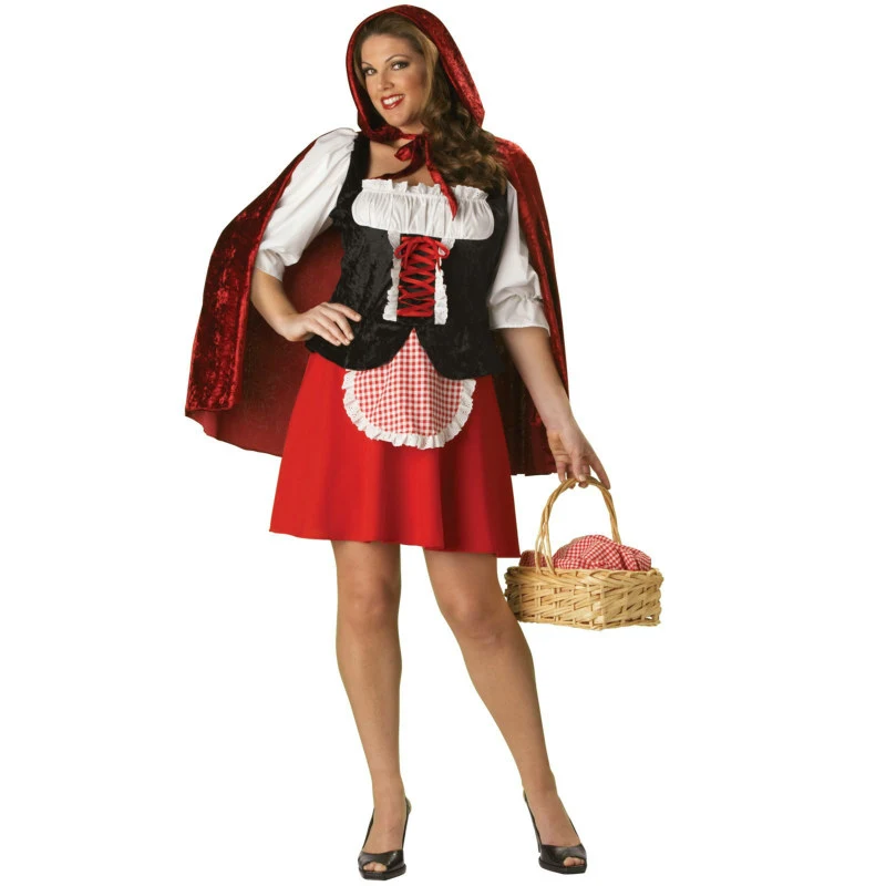 Red Riding Hood Elite Collection Adult Plus Costume 3 Red Riding Hood Elite Collection Adult Plus Costume