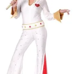Elvis Female Jumpsuit Adult Costume