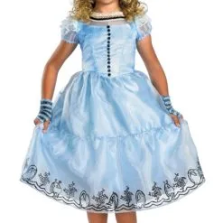 Elegant Blue Alice Costume