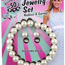 50s Pearl Set Costume Jewelry