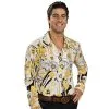 Feelin' Groovy Shirt (Yellow) Adult Costume 2 Feelin' Groovy Shirt (Yellow) Adult Costume -Fantasy Costume Hub 60174