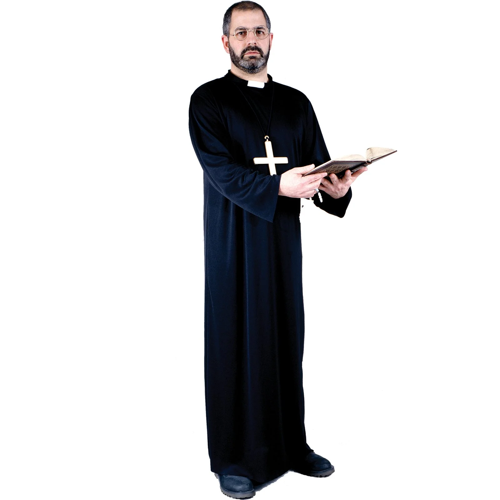 Priest Adult Plus Costume 3 Priest Adult Plus Costume