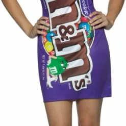 M&M's Dark Chocolate Tank Dress Adult Costume