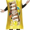 M&M's Peanut Wrapper Adult Costume -Fantasy Costume Hub 68694