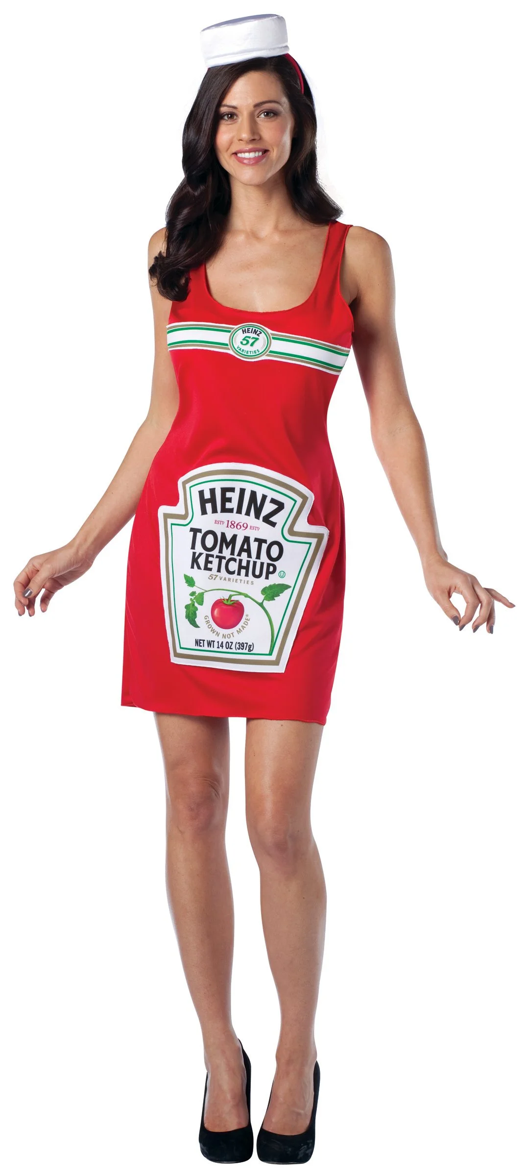 Heinz Ketchup Tank Dress Adult Costume 3 Heinz Ketchup Tank Dress Adult Costume
