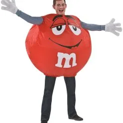 Red M&M Inflatable Adult Costume