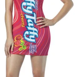 Laffy Taffy Tube Dress Adult Costume