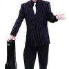 Blue Zoot Suit With White Pin Stripe Plus Size Costume Size 52 -Fantasy Costume Hub AC291 5