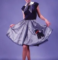 Bobby Soxer 50's Poodle Adult Costume