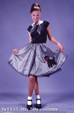 Bobby Soxer 50's Poodle Adult Costume 3 Bobby Soxer 50's Poodle Adult Costume