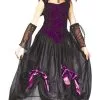 Goth Princess Spider Child Costume -Fantasy Costume Hub FW5907n