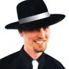Black Zoot Suit Hat -Fantasy Costume Hub GA38