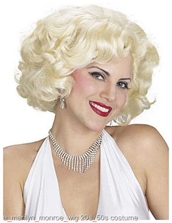 Blonde Marilyn Monroe Wig 3 Blonde Marilyn Monroe Wig