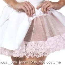 Pink Petticoat Slip - Lace Petticoat
