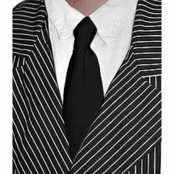 Black Gangster Tie