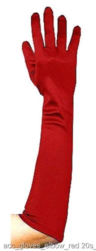 Elbow Length Red Gloves 3 Elbow Length Red Gloves
