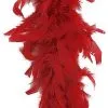 Red 40 Gram Feather Boa -Fantasy Costume Hub accessories boa 30 red