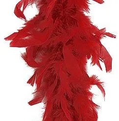 Red 40 Gram Feather Boa