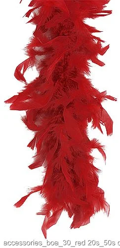 Red 40 Gram Feather Boa 3 Red 40 Gram Feather Boa
