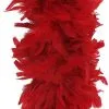 Red 80 Gram Feather Boa -Fantasy Costume Hub accessories boa 80 red