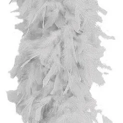 White 80 Gram Feather Boa
