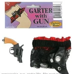 Gun With Garter Holster