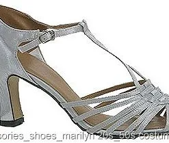 Silver Marilyn Monroe Shoes