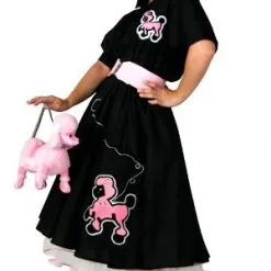Adult Deluxe Poodle Skirt Costume