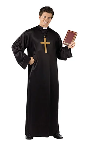 Adult Priest Costume 3 Adult Priest Costume