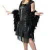 Black Jazz Flapper Costume -Fantasy Costume Hub black jazz flapper