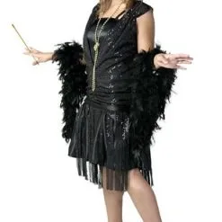 Black Jazz Flapper Costume