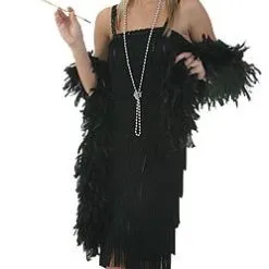 Black Charleston Flapper Dress