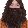 Child Biblical Wig And Beard Set 1 Child Biblical Wig And Beard Set -Fantasy Costume Hub child biblical wig beard