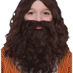 Child Biblical Wig And Beard Set