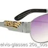 Concert Silver Elvis Glasses -Fantasy Costume Hub concert silver elvis glasses