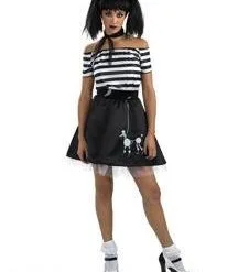 Goth 50's Poodleskirt Costume