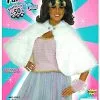 Faux White Fur Stole -Fantasy Costume Hub faux white fur stole