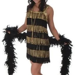Fringe Gold Flapper Costume