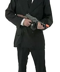 Large Deluxe Pin Stripe Gangster Suit