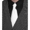 White Gangster Tie -Fantasy Costume Hub gangster tie