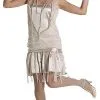 Ivory Gatsby Flapper Girl Dress -Fantasy Costume Hub gatsby flapper ivory