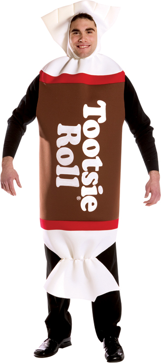 Tootsie Roll Adult Costume 3 Tootsie Roll Adult Costume