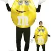 M&Ms Yellow Deluxe Adult Costume -Fantasy Costume Hub gc4070yl