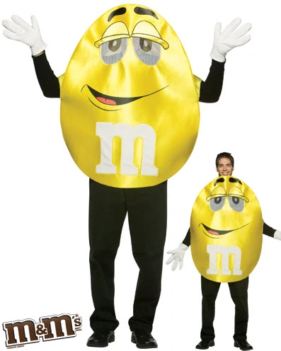 M&Ms Yellow Deluxe Adult Costume 3 M&Ms Yellow Deluxe Adult Costume