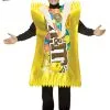 M&M Peanut Wrapper Tunic Adult Costume -Fantasy Costume Hub gc4094