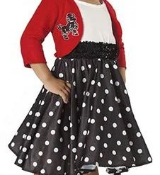 Toddler Girls 50's Costume